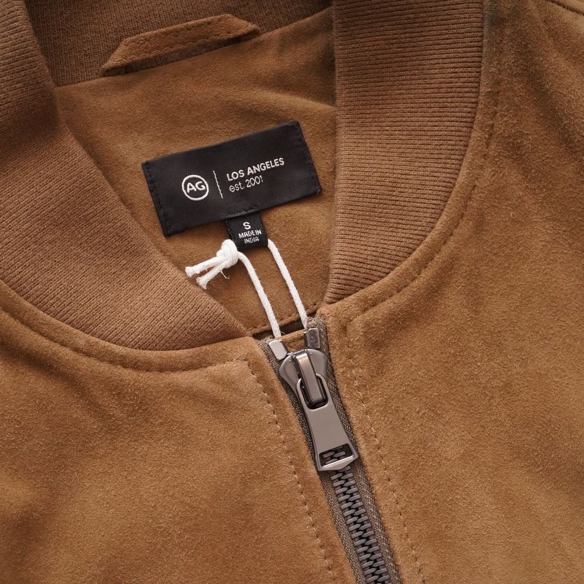 AG/ADRIANO GOLDSCHMIED エージー / アドリアーノゴールドシュミット タン スウェード ジャケット ブルゾン TAN SUEDE JACKET BLOUSON MEN