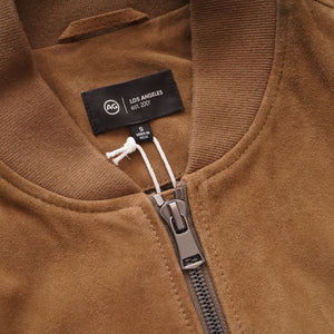 AG/ADRIANO GOLDSCHMIED エージー / アドリアーノゴールドシュミット タン スウェード ジャケット ブルゾン TAN SUEDE JACKET BLOUSON MEN