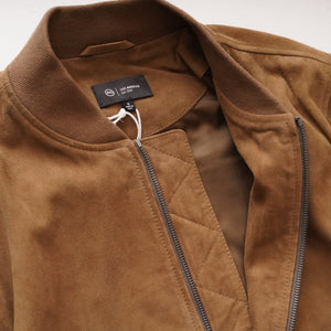AG/ADRIANO GOLDSCHMIED エージー / アドリアーノゴールドシュミット タン スウェード ジャケット ブルゾン TAN SUEDE JACKET BLOUSON MEN