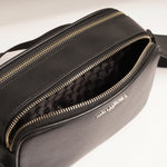 画像をギャラリービューアに読み込む, KARL LAGERFELD PARIS カールラガーフェルド ブラック ロゴショルダー ミニバッグ BLACK LOGO SHOULDER MINI BAG
