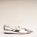 画像をギャラリービューアに読み込む, CK カルバンクライン シルバー ポインテッド ストラップパンプス CALVIN KLEIN SILVER POINTED PUMPS WOMENS
