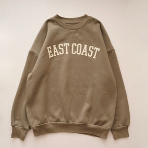 oak + fort オークアンドフォート カーキグレー スウェットシャツ  KHAKI GRAY SWEAT SHIRT MEN