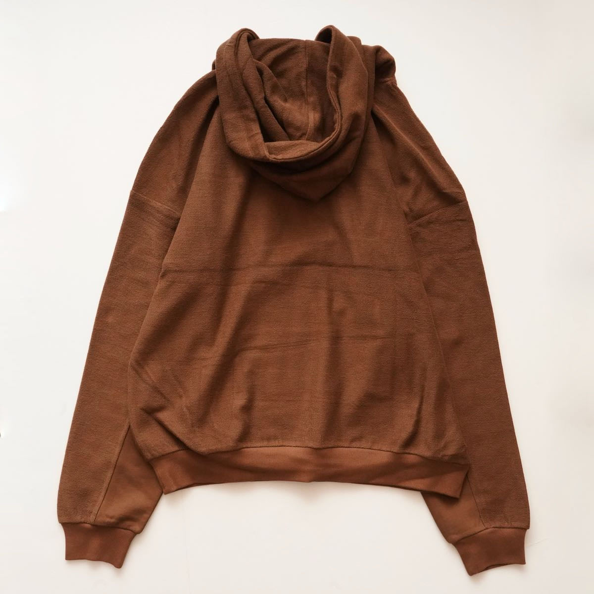 MAGNLENS マグレンズ ブラウン 表裏切り替え エンボスワンポイント フーディ パーカー BROWN HOODIE