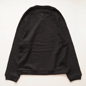 MAGNLENS マグレンズ ブラック モックネック ニットカットソー BLACK MOCK NECK KNIT C.S. MEN