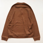画像をギャラリービューアに読み込む, MAGNLENS マグレンズ ブラウン モックネック ニットカットソー BROWN MOCK NECK KNIT C.S. MEN
