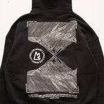 画像をギャラリービューアに読み込む, MAGNLENS マグレンズ ブラック LIVE MANY LIVES ワッペン フーディ BLACK HOODIE
