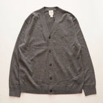 画像をギャラリービューアに読み込む, CK カルバンクライン グレー カシミヤ カーディガン CALVIN KLEIN GRAY CASHMERE V-NECK CARDIGAN MENS
