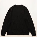 画像をギャラリービューアに読み込む, CK カルバンクライン ブラック カシミヤ カーディガン CALVIN KLEIN BLACK CASHMERE V-NECK CARDIGAN MENS
