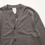 画像をギャラリービューアに読み込む, CK カルバンクライン グレー カシミヤ カーディガン CALVIN KLEIN GRAY CASHMERE V-NECK CARDIGAN MENS
