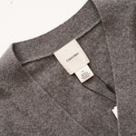 画像をギャラリービューアに読み込む, CK カルバンクライン グレー カシミヤ カーディガン CALVIN KLEIN GRAY CASHMERE V-NECK CARDIGAN MENS
