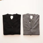画像をギャラリービューアに読み込む, CK カルバンクライン グレー カシミヤ カーディガン CALVIN KLEIN GRAY CASHMERE V-NECK CARDIGAN MENS
