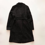 画像をギャラリービューアに読み込む, KARL LAGERFELD PARIS カールラガーフェルド ブラック ラメツイードコート BLACK TWEED COAT WOMEN
