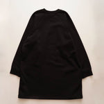 画像をギャラリービューアに読み込む, CK カルバンクラインジーンズ ブラック ロング丈 スウェット ワンピース ドレス CALVIN KLEIN JEANS BLACK LONG SWEAT SHIRT DRESS WOMENS
