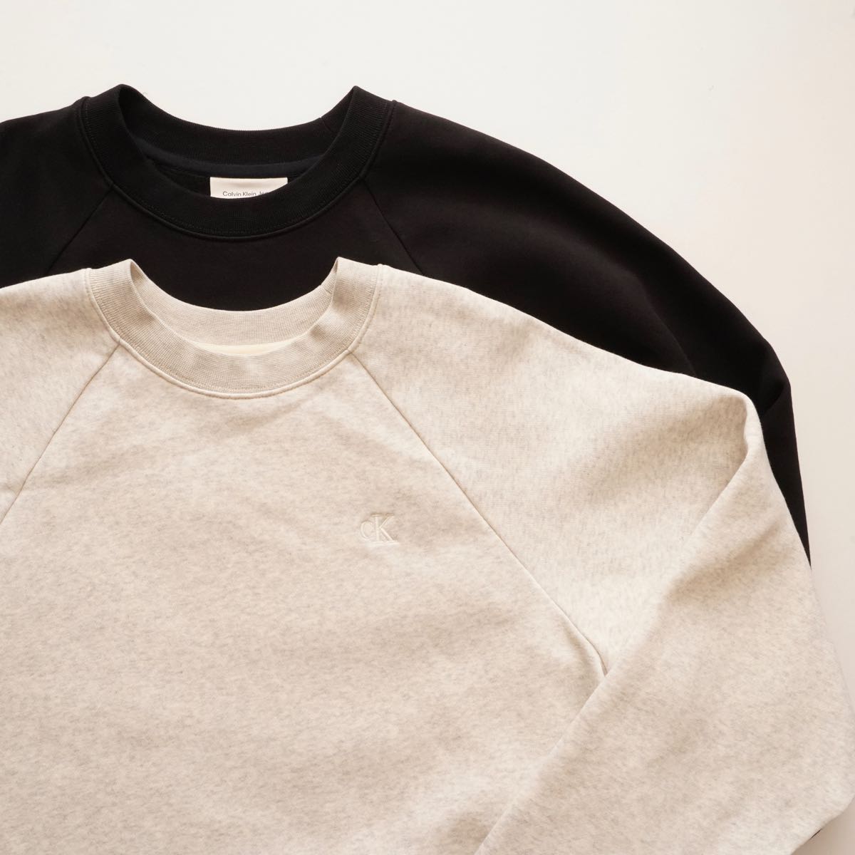 CK カルバンクラインジーンズ ライトグレー ロング丈 スウェット ワンピース ドレス CALVIN KLEIN JEANS LIGHT-GRAY LONG SWEAT SHIRT DRESS WOMENS