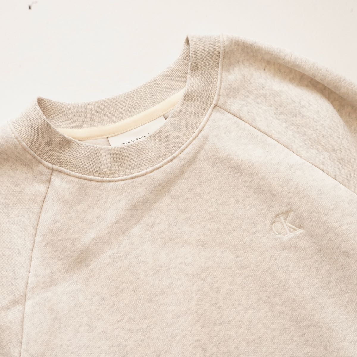 CK カルバンクラインジーンズ ライトグレー ロング丈 スウェット ワンピース ドレス CALVIN KLEIN JEANS LIGHT-GRAY LONG SWEAT SHIRT DRESS WOMENS