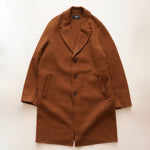 画像をギャラリービューアに読み込む, セブンフォーオールマンカインド ブラウン ウール コート 7 FOR ALL MANKIND BROWN WOOL COAT MENS
