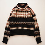 画像をギャラリービューアに読み込む, スプレンディッド フェアアイル柄 ハンドニット セーター SPLENDID FAIR ISLE HAND KNIT SWEATER WOMENS
