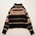 画像をギャラリービューアに読み込む, スプレンディッド フェアアイル柄 ハンドニット セーター SPLENDID FAIR ISLE HAND KNIT SWEATER WOMENS
