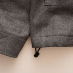 画像をギャラリービューアに読み込む, ADOLUVLE アドラーブル グレー イタリア製 ウール トラッカーブラック ナットボタン ジャケット GRAY ITALIAN WOOL TRUCKER JACKET MENS
