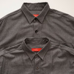 画像をギャラリービューアに読み込む, ADOLUVLE アドラーブル グレー イタリア製 ウール トラッカーブラック ナットボタン ジャケット GRAY ITALIAN WOOL TRUCKER JACKET MENS
