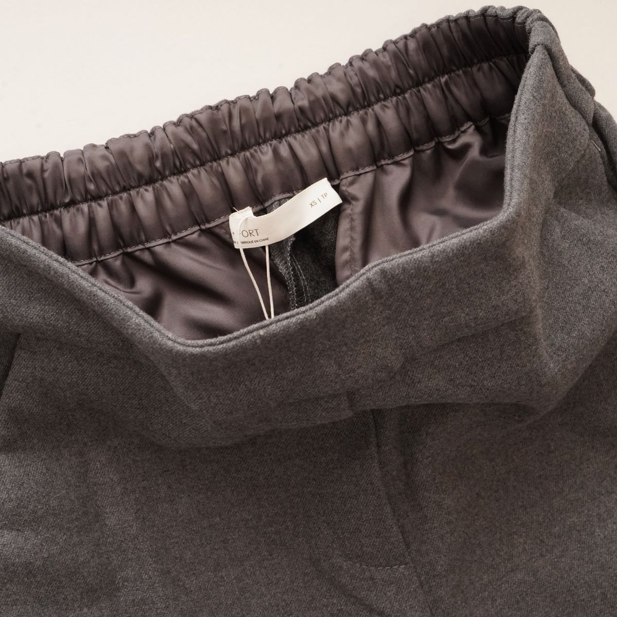 oak + fort オークアンドフォート グレー イージー スラックス GRAY EASY SLACKS WOMEN