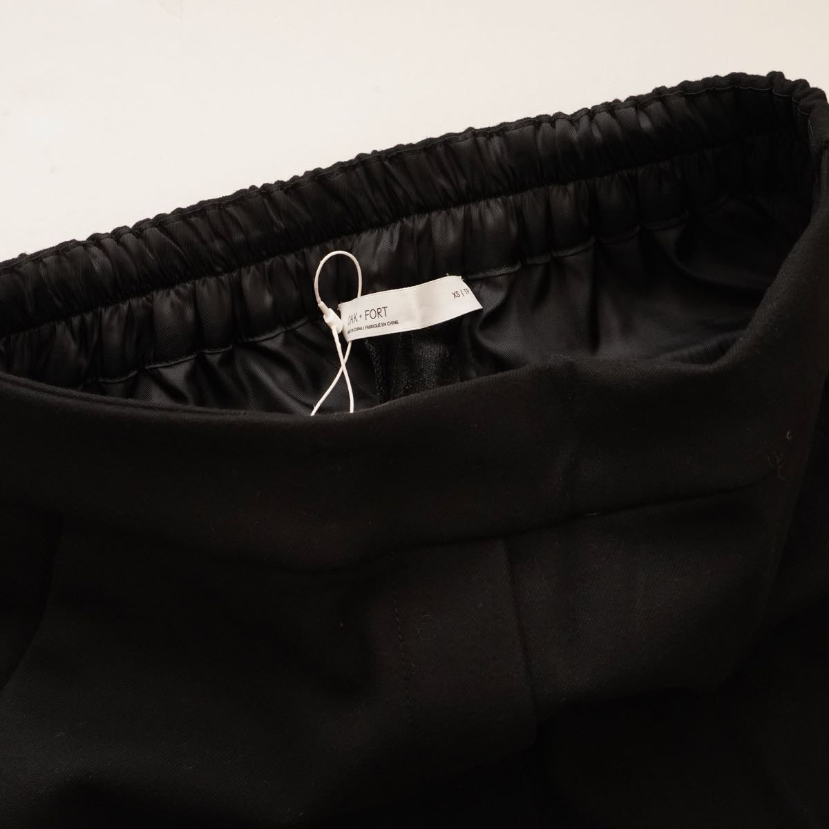 oak + fort オークアンドフォート ブラック イージー スラックス BLACK EASY SLACKS WOMEN