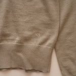 画像をギャラリービューアに読み込む, CK カルバンクライン グレー 長袖 スキッパーポロニット CALVIN KLEIN GRAY LONG-SLEEVE POLO SWEATER WOMENS
