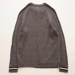 画像をギャラリービューアに読み込む, KARL LAGERFELD PARIS カールラガーフェルド パリ グレー アシンメトリーデザインニット セーター GRAY ASYMMETRY KNIT SWEATER MEN
