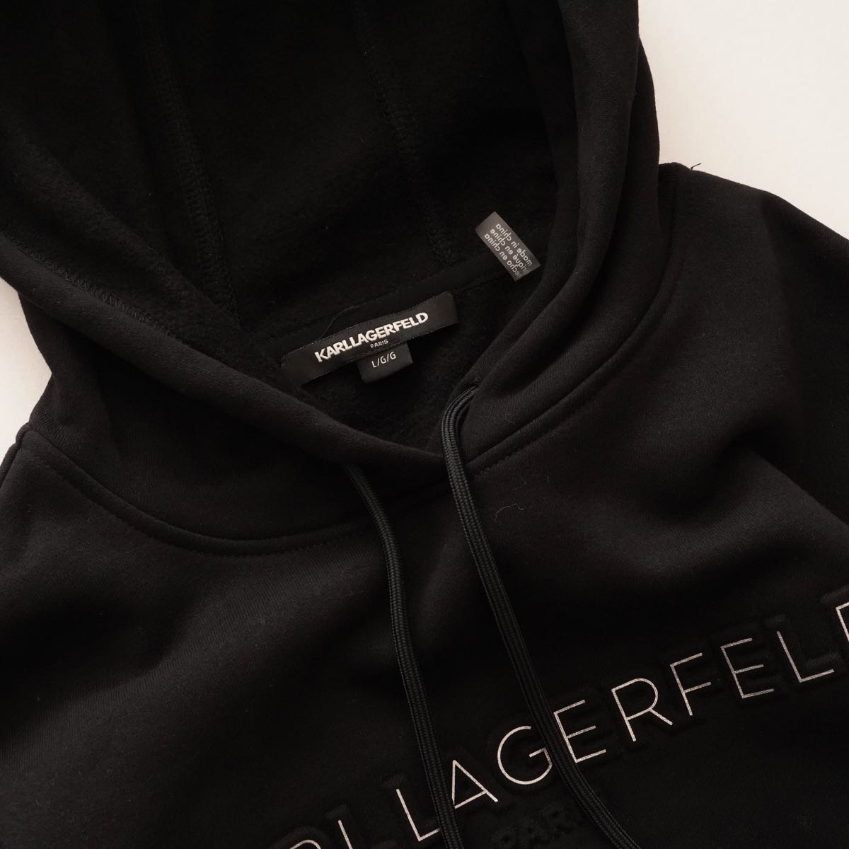 KARL LAGERFELD PARIS カールラガーフェルド パリ ブラック ロゴ