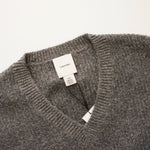 画像をギャラリービューアに読み込む, CK カルバンクライン グレー リブ Vネックセーター ウールミックスニット CALVIN KLEIN GRAY V-NECK SWEATER RIB KNIT WOMENS
