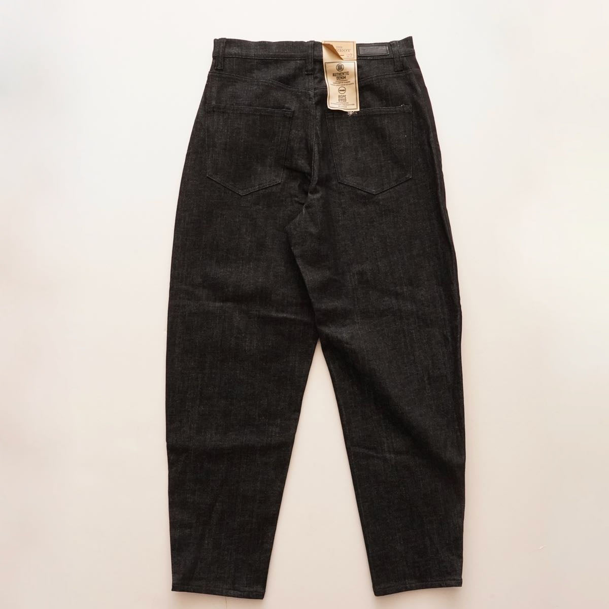 ラルフローレン ブラックデニム 36X32 希少サイズ 新品未使用です！ ポロラルフローレン ブラック ザ・キャロット サイドライン デニム