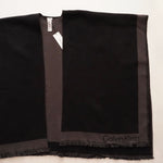 画像をギャラリービューアに読み込む, CK カルバンクライン ブラック×グレー ケープコート スカーフ ショール CALVIN KLEIN BLACK GRAY CAPE COAT SHAWL WOMENS
