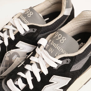 NEW BALANCE U998BL ニューバランス ブラック スウェード スニーカー