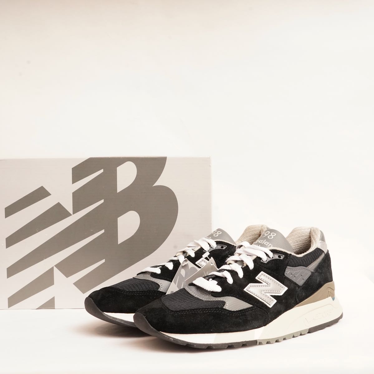 NEW BALANCE U998BL ニューバランス ブラック スウェード スニーカー