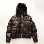 画像をギャラリービューアに読み込む, KARL LAGERFELD PARIS カールラガーフェルド ブラック パファージャケット BLACK PUFFER JACKET WOMEN
