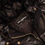 画像をギャラリービューアに読み込む, KARL LAGERFELD PARIS カールラガーフェルド ブラック パファージャケット BLACK PUFFER JACKET WOMEN
