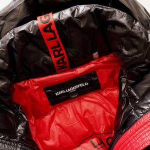 KARL LAGERFELD PARIS カールラガーフェルド ブラックロングダウン