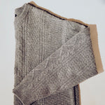 画像をギャラリービューアに読み込む, oak + fort オークアンドフォート グレー ケーブルニット GRAY CABLE SWEATER KNIT
