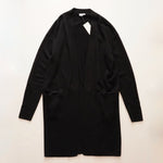 画像をギャラリービューアに読み込む, スプレンディッド ブラック カシミヤ混 ロングカーディガン SPLENDID BLACK CASHMERE-MIX LONG CARDIGAN WOMENS
