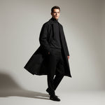 画像をギャラリービューアに読み込む, セブンフォーオールマンカインド ブラック ナイロン パファーコート 7 FOR ALL MANKIND BLACK NYLON PUFFER COAT MENS
