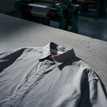 画像をギャラリービューアに読み込む, アドラーブル ブラック 播州織り オックスフォード ロングシャツ シャツワンピース ショート ADOLUVLE ORIGINAL BANSHU-ORI OXFORD BLACK SHIRT-DRESS LONG SLEEVE DRESS
