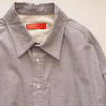 画像をギャラリービューアに読み込む, アドラーブル ブラック 播州織り オックスフォード ロングシャツ シャツワンピース ショート ADOLUVLE ORIGINAL BANSHU-ORI OXFORD BLACK SHIRT-DRESS LONG SLEEVE DRESS
