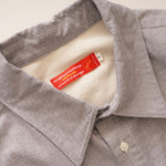 画像をギャラリービューアに読み込む, アドラーブル ブラック 播州織り オックスフォード ロングシャツ シャツワンピース ショート ADOLUVLE ORIGINAL BANSHU-ORI OXFORD BLACK SHIRT-DRESS LONG SLEEVE DRESS
