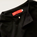 画像をギャラリービューアに読み込む, アドラーブル オリジナル ブラック コットン 1B ヘンリーカットソー ADOLUVLE ORIGINAL BLACK COTTON HENLEY LONG-SLEEVE TEE
