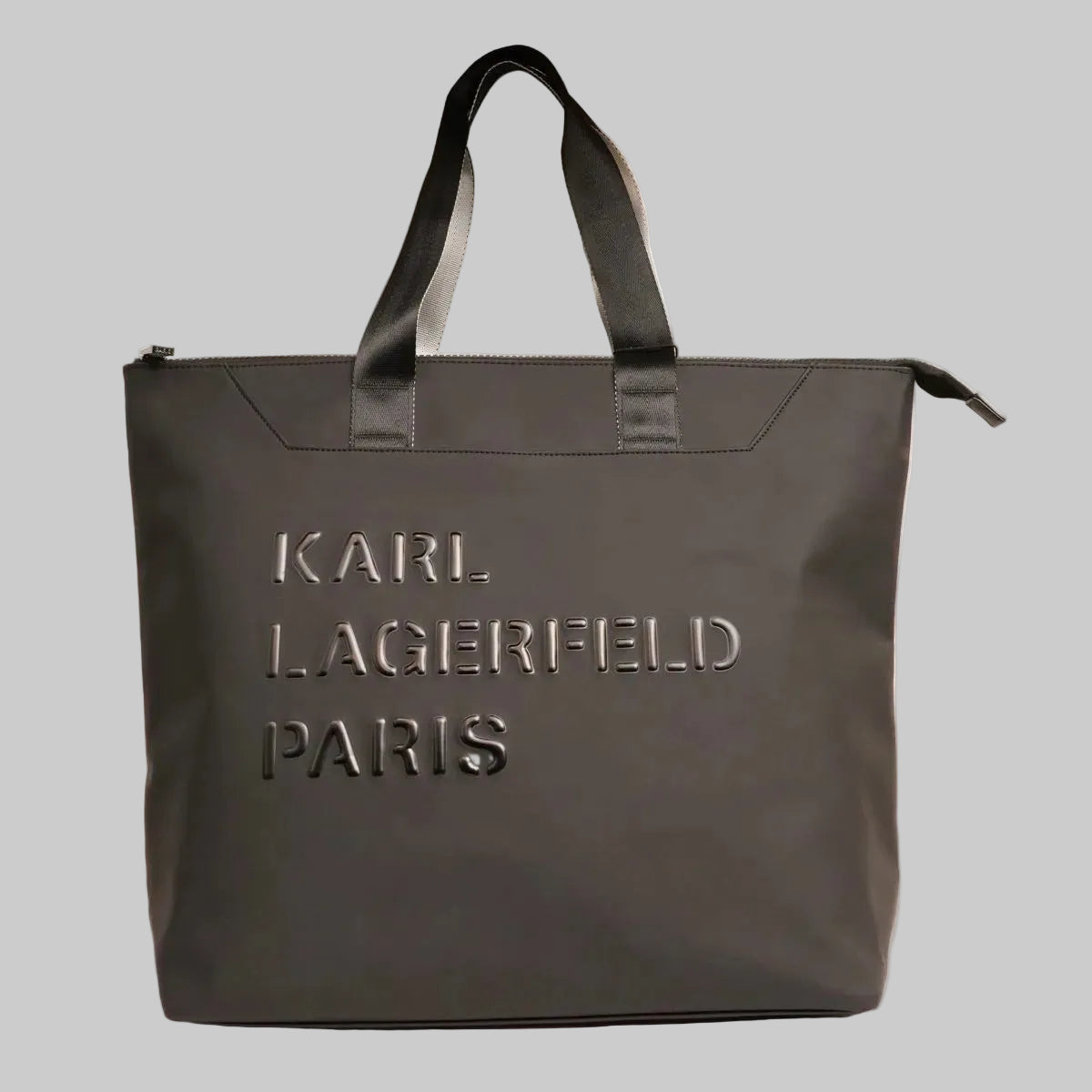 KARL LAGERFELD カールラガーフェルド ブラック トラベルトートバッグ 