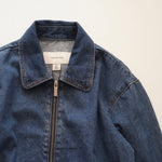 画像をギャラリービューアに読み込む, CK カルバンクライン ジーンズ インディゴ クロップド ジップアップ ブルゾン CALVIN KLEIN JEANS INDIGO DENIM ZIP-UP CROPPED JACKET WOMENS
