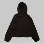 画像をギャラリービューアに読み込む, CK カルバンクライン ブラック ハーフジップフーディ パーカー CALVIN KLEIN BLACK HALF-ZIP HOODIE WOMENS
