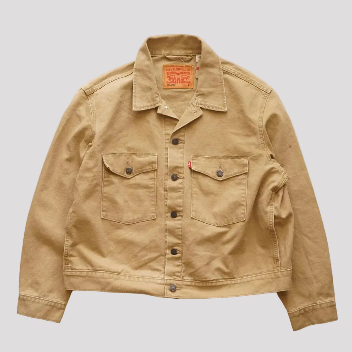 LEVI'S リーバイス リラックスフィット 中わた デニムフーディ