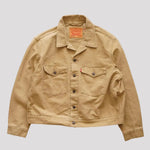 画像をギャラリービューアに読み込む, LEVI'S リーバイス ベージュ リラックスフィット ダック トラッカージャケット Gジャン BEIGE RELAXED DUCK TRUCKER JACKET MENS
