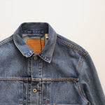 画像をギャラリービューアに読み込む, LEVI'S リーバイス ライトインディゴ ファースト デニム トラッカージャケット Gジャン LIGHT-INDIGO PREMIUM 1st DENIM TRUCKER JACKET MENS
